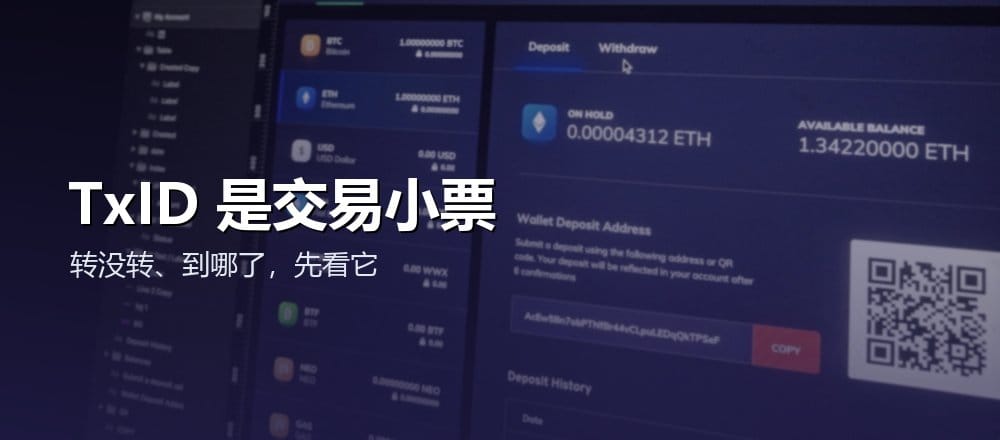 交易哈希 TxID 是查询链上转账状态的小票